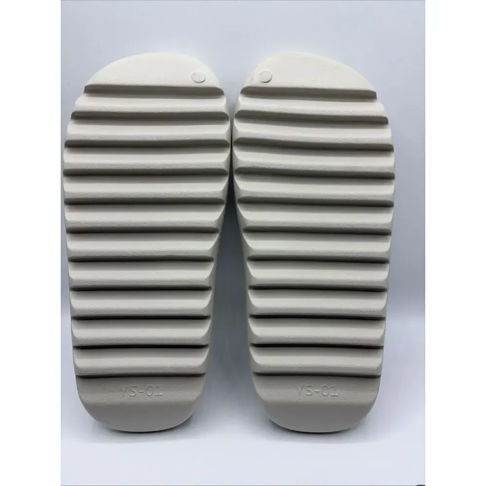 Yeezy Slide YS-01 Cream YS-01-CREAM Beige Men's Size US 12 KNOW YOUR SIZE New